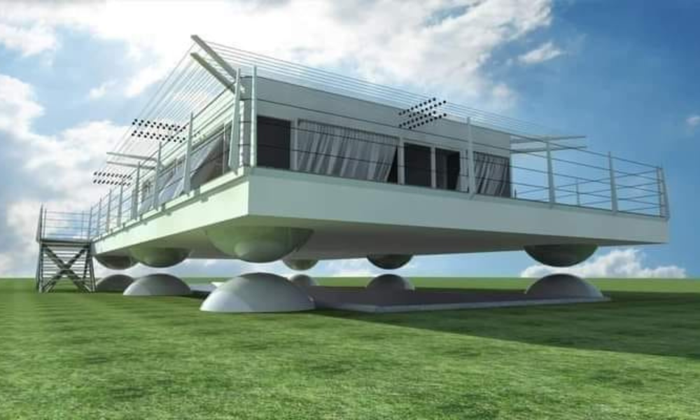 Ingenieros japoneses diseñan casa flotante magnética antisísmica