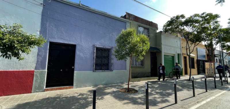 Municipio de Santiago restaura fachadas en barrio Franklin