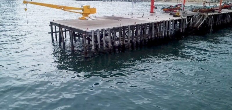 Avanzan obras en muelle de Caleta Portales de Valparaíso