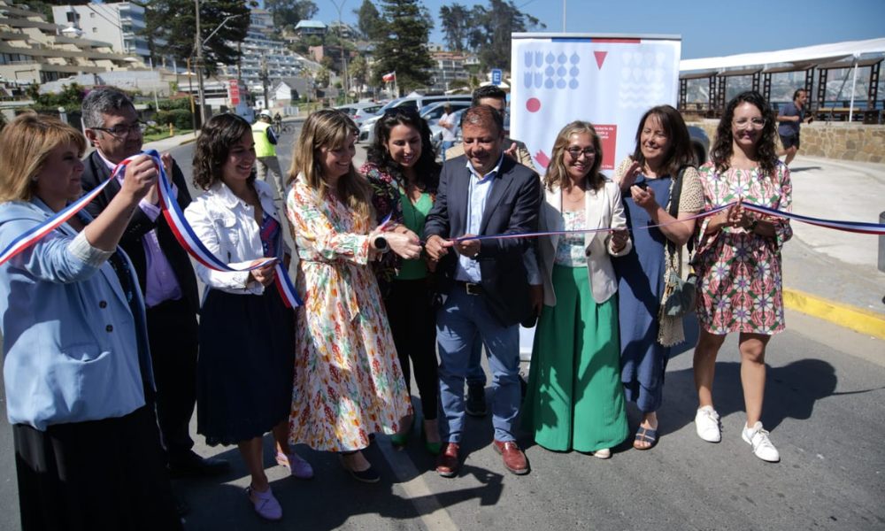 Minvu inaugura primera etapa del camino costero entre Concón y Reñaca