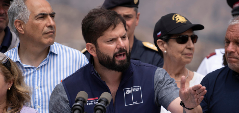 Presidente Boric anuncia medidas en apoyo para los damnificados de los incendios 