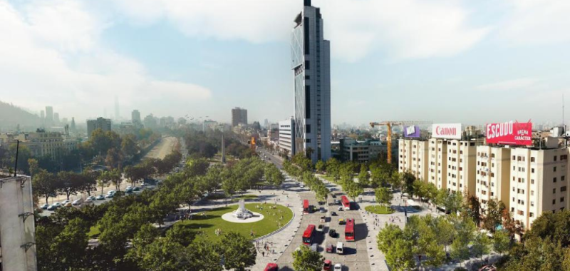 Proyecto Nueva Alameda considera la reducción del 53% el espacio para vehículos 