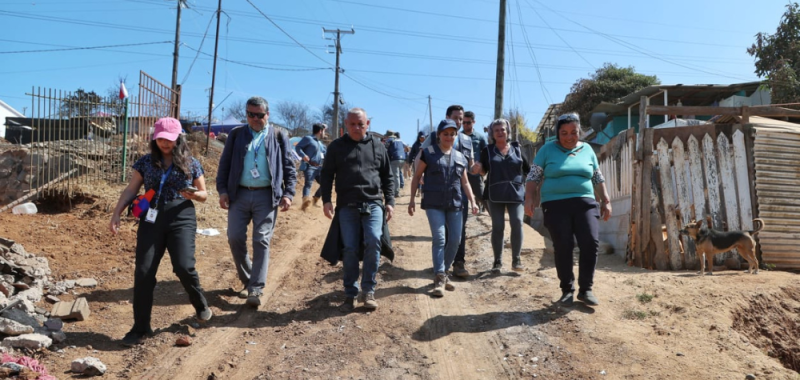 Gobierno anuncia el inicio de reposición de títulos de dominio en Campamento Manuel Bustos de Viña del Mar
