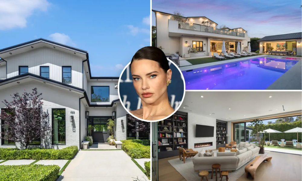 Tuvo que rebajar el precio: Modelo Adriana Lima concreta la venta de su mansión en Brentwood