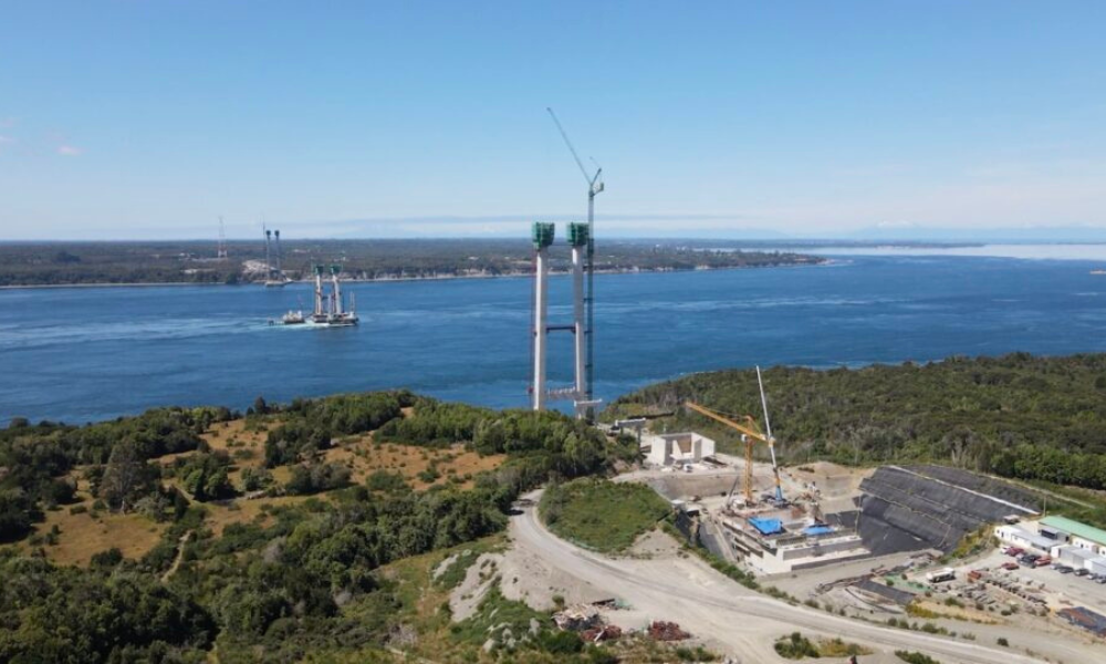 Puente Chacao avanza y Gobierno fija mes de octubre de 2028 como fecha de término