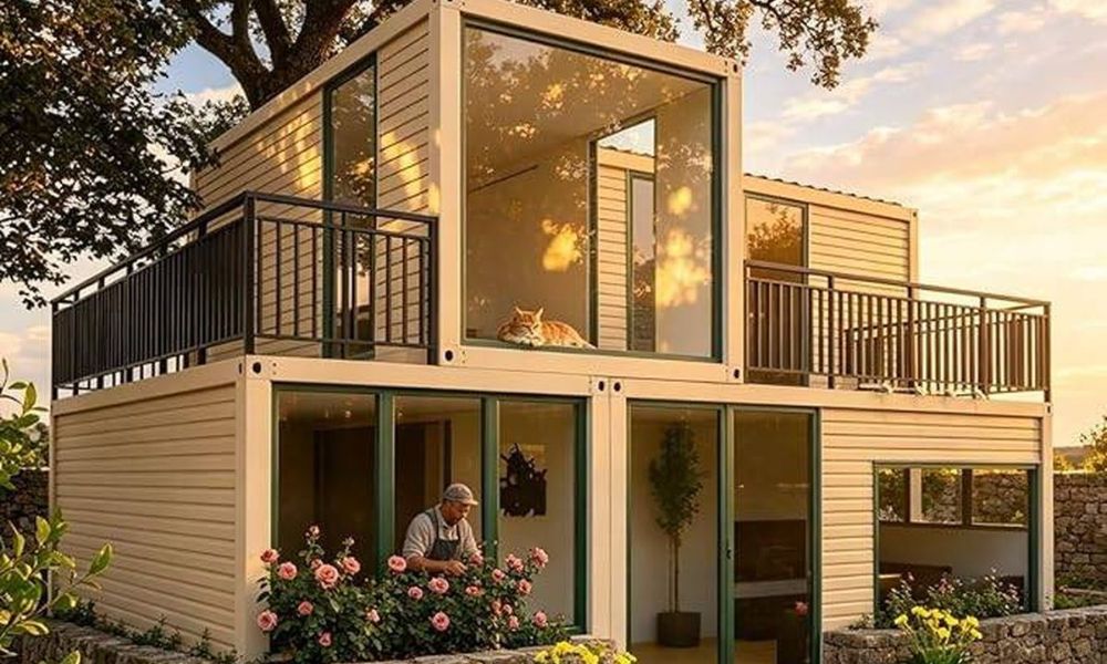Casa prefabricada de dos pisos se vuelve viral por su bajo precio en Amazon